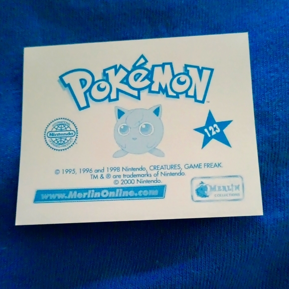 CHARIZARD STICKER NO. 123 POKEMON SERIE 2 COLLECTION MERLIN 2000 - Picture 2 of 2